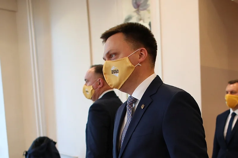 Lider Polska 2050 Szymon Hołownia, że do jego formacji wkrótce dołączą kolejni parlamentarzyści.