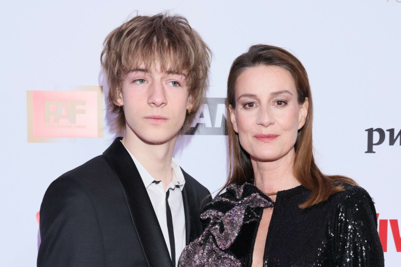 Maja Ostaszewska przyszła na galę Orłów z synem Franciszkiem.