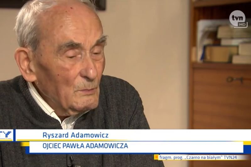Ojciec Pawła Adamowicza przebaczył mordercy swojego syna.