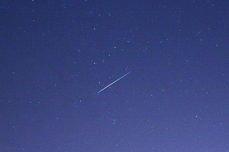 Błysk na niebie to nie meteor tylko flara z satelity