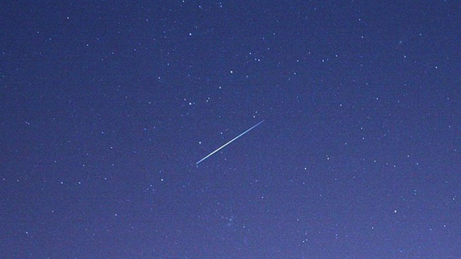 Błysk na niebie to nie meteor tylko flara z satelity