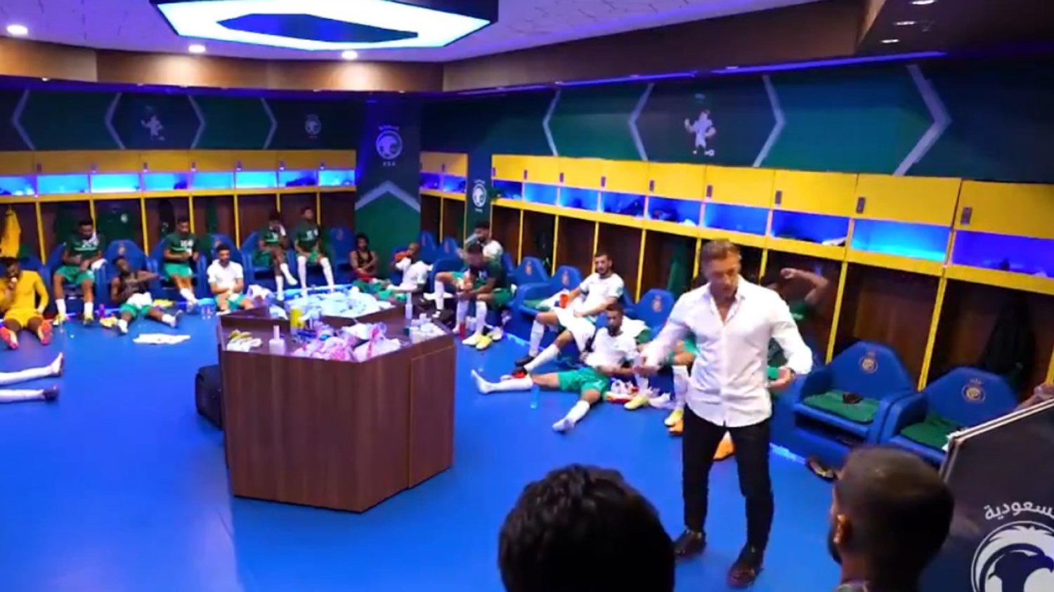 Nagranie z szatni Saudyjczyków robi wrażenie. To powiedział Hervé Renard swoim piłkarzom