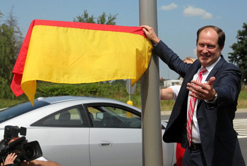 New York Times: Mark Brzezinski kandydatem na ambasadora USA w Polsce. Na zdjęciu podczas nadania nazwy ulicy Zbigniewa Brzezińskiego we Wrocławiu.