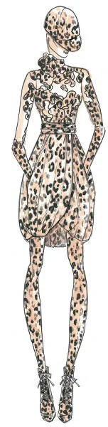 Ambre Tigre - kreacja haute couture Givenchy