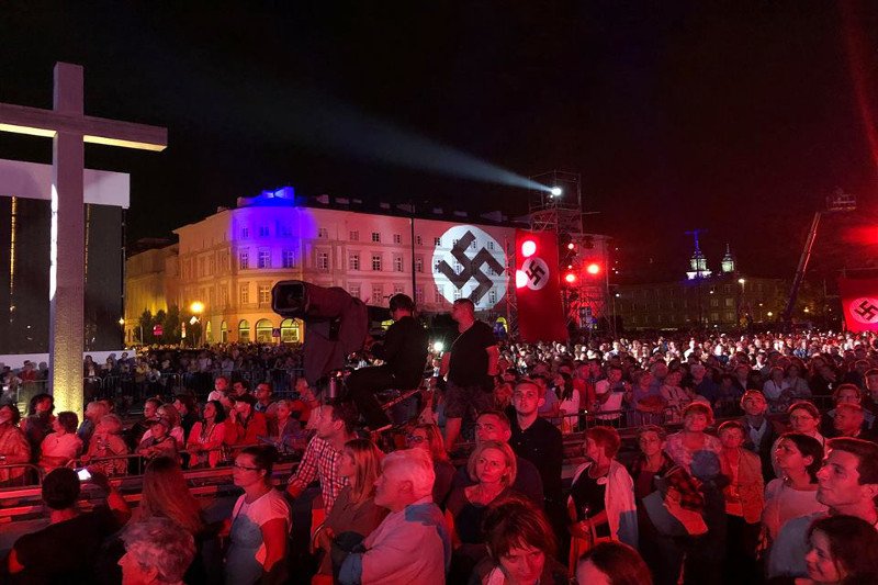 Taki widok zdenerwował wielu mieszkańców stolicy.
