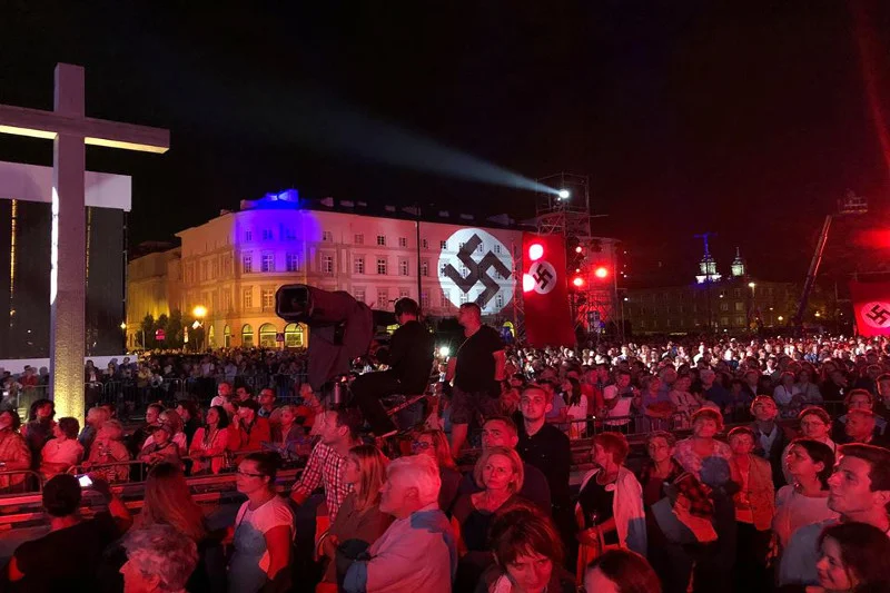Taki widok zdenerwował wielu mieszkańców stolicy.