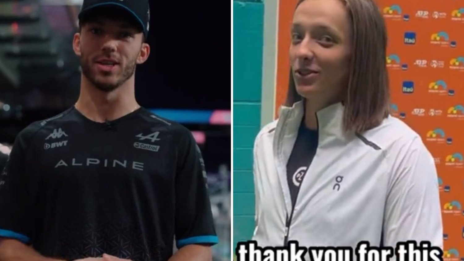 Pierre Gasly rzucił wyzwanie Idze Świątek Pierre Gasly rzucił wyzwanie Idze Świątek