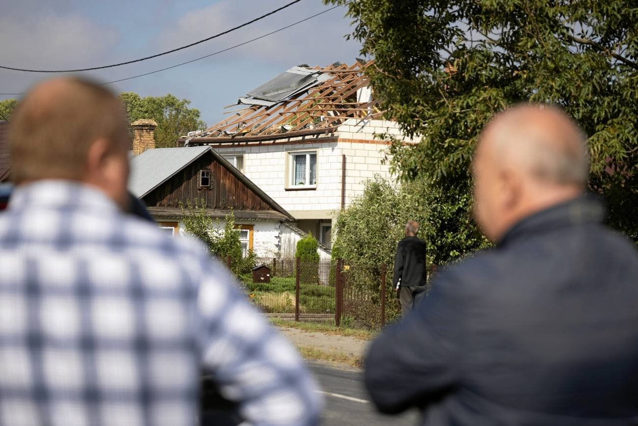Nieoficjalnie: dom w Wyrykach uszkodziła rakieta. Ten myśliwiec miał ją wystrzelić