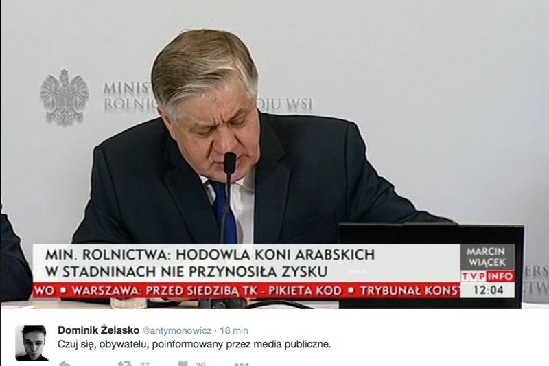 Tymczasem w TVP Info...