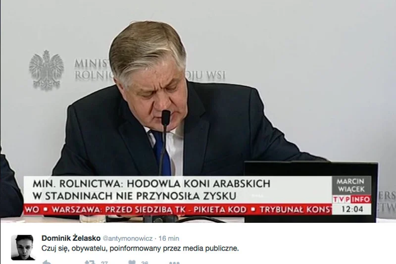 Tymczasem w TVP Info...