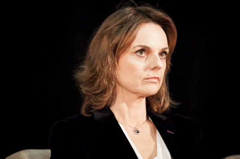 Beata Fido podczas konferencji 41. Festiwalu Filmowego w Gdyni