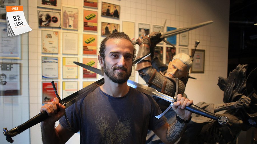 CD Projekt to najbardziej znany polski producent i dystrybutor gier komputerowych. Na zdjęciu Konrad Tomaszkiewicz, Game Director w CD Projekt Red, w którym powstały gry z serii ''Wiedźmin''