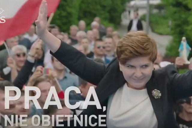 „Praca, nie obietnice. Mamy gotowe ustawy, a w nich konkrety”, czyli nowy spot Beaty Szydło