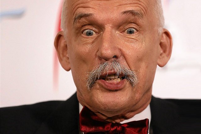 Nowa Prawica Janusza Korwin-Mikkego może liczyć na głosy 3 proc. wyborców - wskazał sondaż CBOS