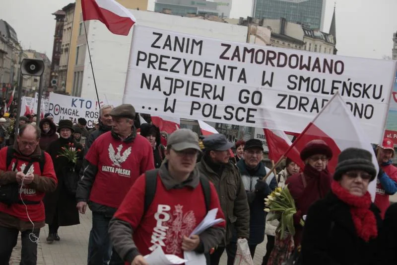 Manifestacja w 3. rocznicę katastrofy smoleńskiej