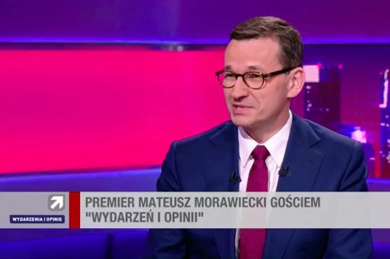 Premier Morawiecki twierdzi, że prezydent Gdańska "nie przystoi" zaczepiać go na ulicy.