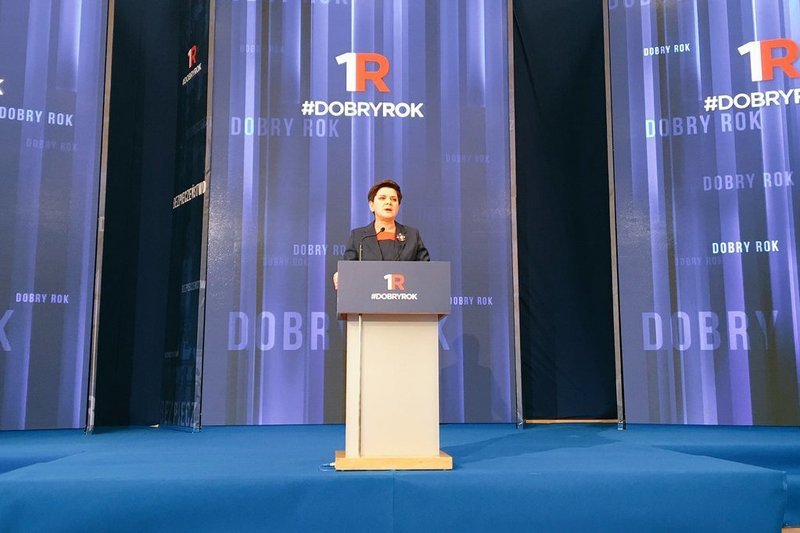 Beata Szydło podsumowała rok rządu PiS.