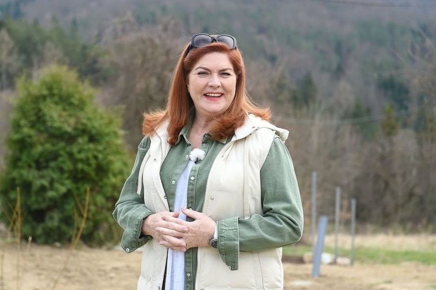 Katarzyna Dowbor w programie "Nasz nowy dom"