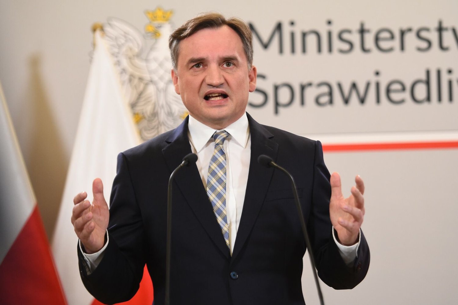 Zbigniew Ziobro pokłócił się na konferencji prasowej z dziennikarką TVN24 Martą Gordziewicz.