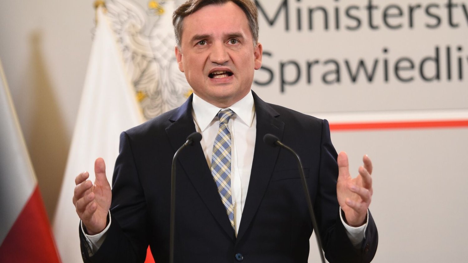 Zbigniew Ziobro pokłócił się na konferencji prasowej z dziennikarką TVN24 Martą Gordziewicz.