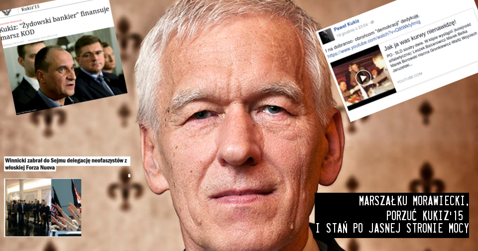 Apel do Kornela Morawieckiego o opuszczenie klubu Kukiz'15.