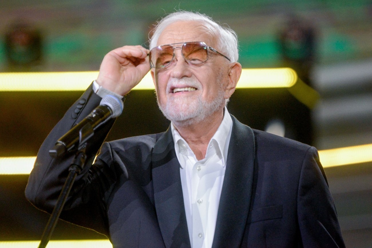 Jan Pietrzak na 59. Krajowym Festiwalu Piosenki Polskiej w Opolu (2022).