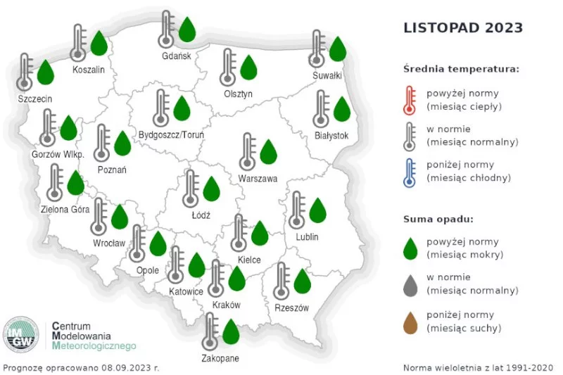 Jesień mocno nas zaskoczy! Taka będzie pogoda w październiku i listopadzie Jesień mocno nas zaskoczy! Taka będzie pogoda w październiku i listopadzie