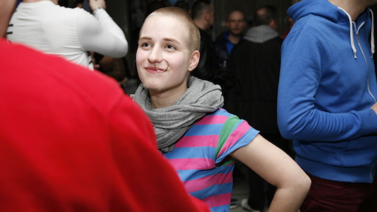 LGBT film festival 2014, Warszawa, na zdjęciu Karolina Szpyrko
