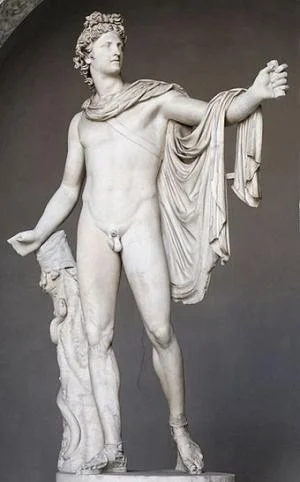 Apollo belwederski. Rzymska kopia oryginału greckiego Leocharesa.