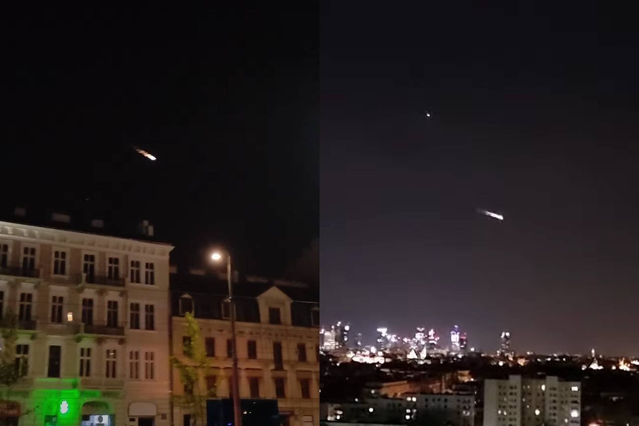 W środę 11 sierpnia 2021 roku na niebie nad Warszawą można było zaobserwować kulę ognia i kilka śledzących ją śmigłowców.