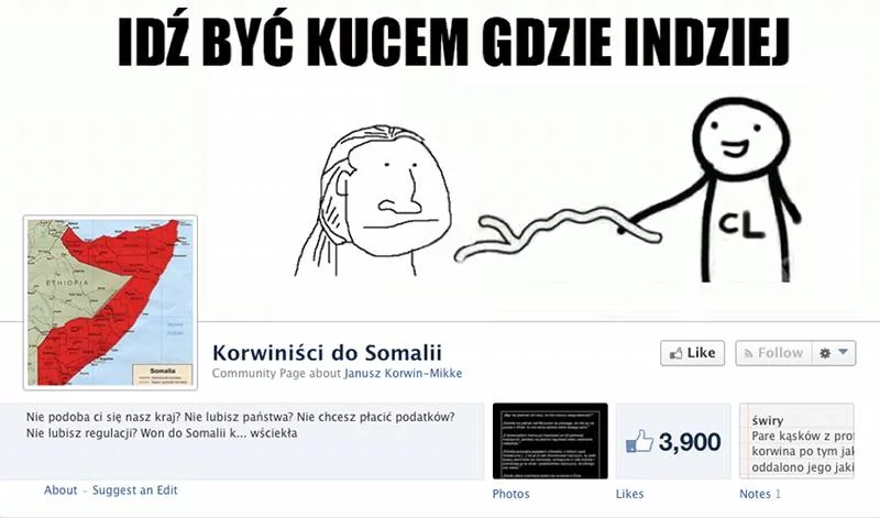 Niektórzy namawiają, by wysłać wyborców Korwin-Mikkego do Somalii