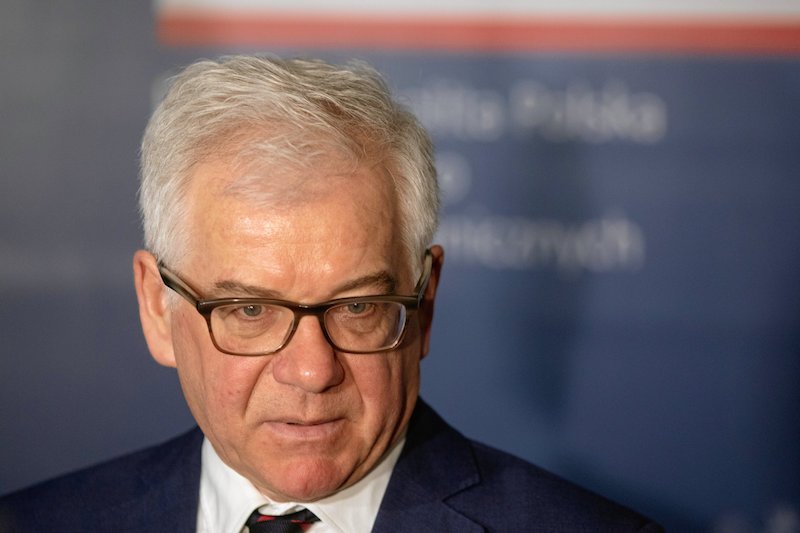 Jacek Czaputowicz ostro o wypowiedzi szefa MSZ Izraela na temat Polski.