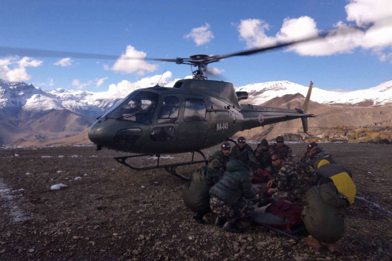 Akcja ratunkowa w Nepalu (zdjęcie ilustracyjne)