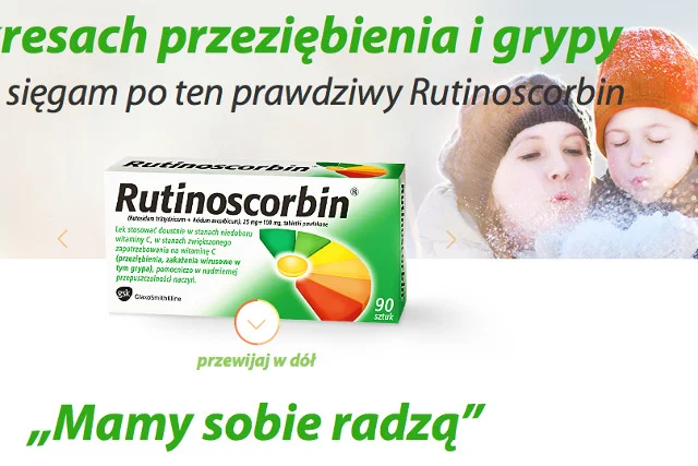 Kiedy na rynek wszedł polski produkt koncern zaczął podkreślać, że "jedyny prawdziwy" jest Rutinoscorbin