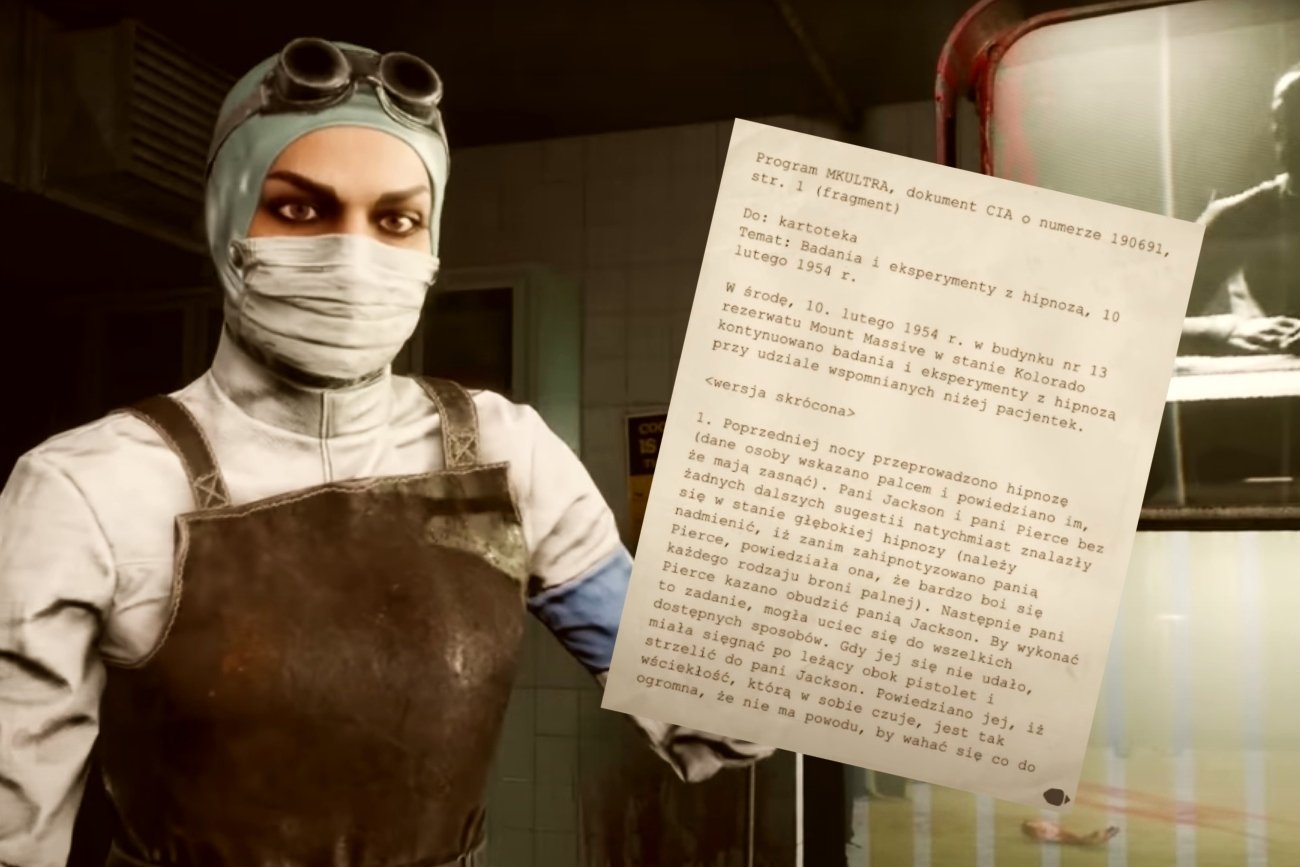 Seria gier "Outlast" inspirowała się kontrowersyjnym projektem MK-Ultra z czasów zimnej wojny.
