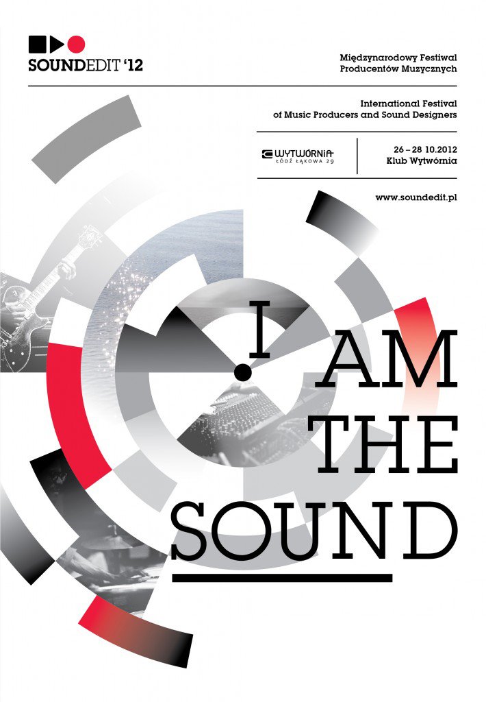 Plakat reklamowy Soundedit 2012