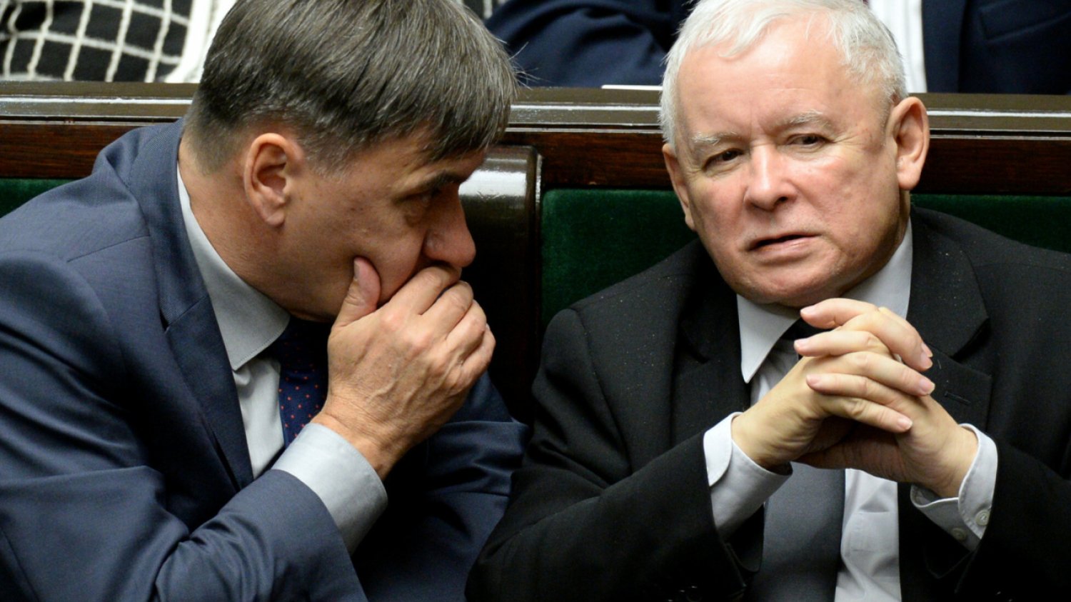 Jarosław Kaczyński w Sejmie.