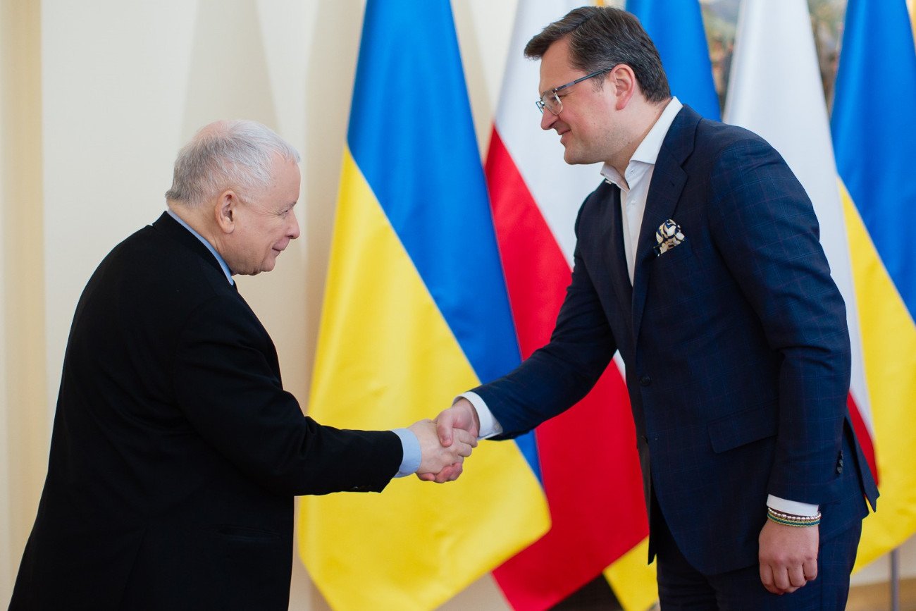 Dmytro Kułeba spotkał się z Jarosławem Kaczyńskim.