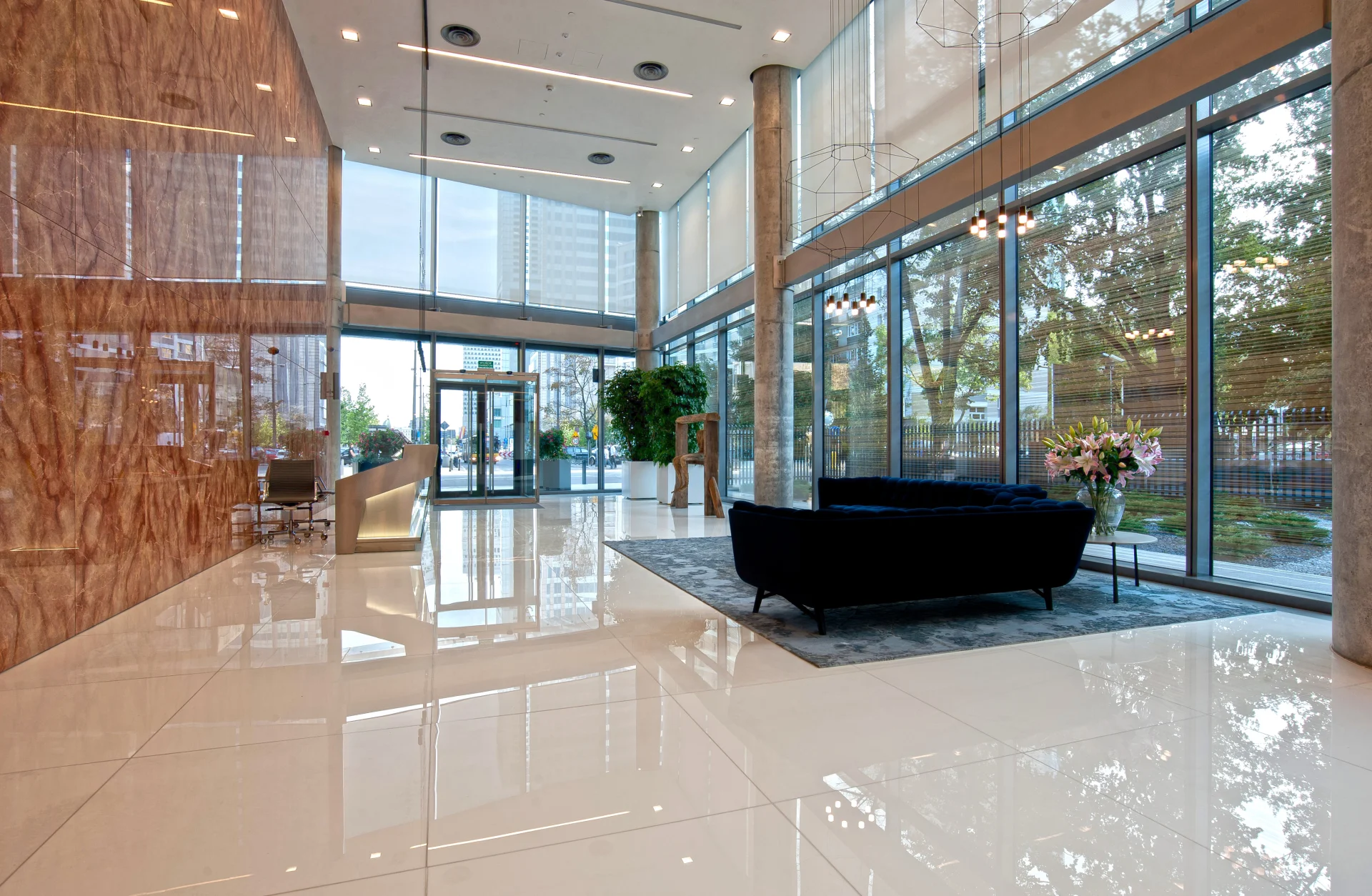 Lobby mieszkaniowe budynku