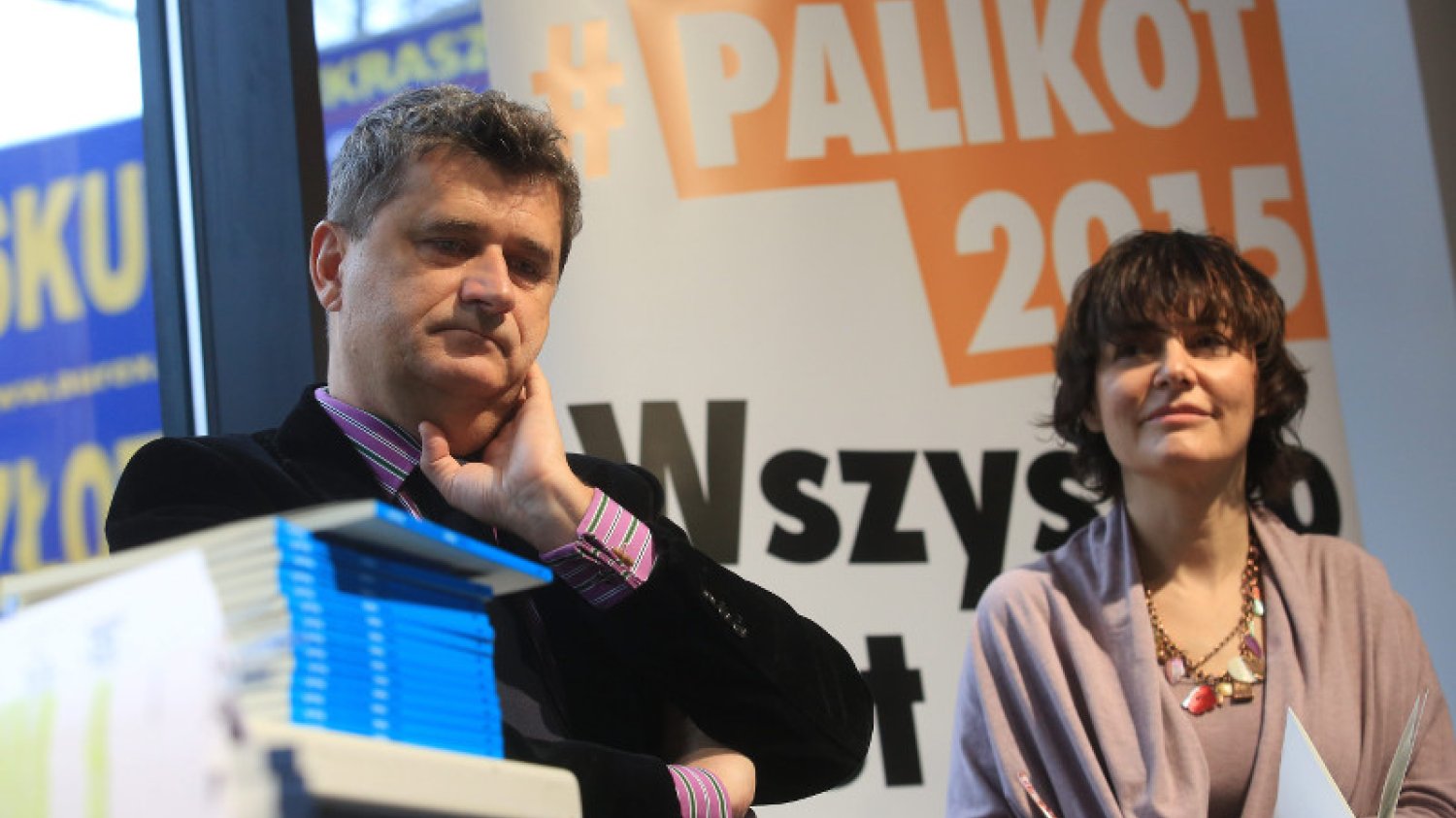 Kazimiera Szczuka wspiera Janusza Palikota.