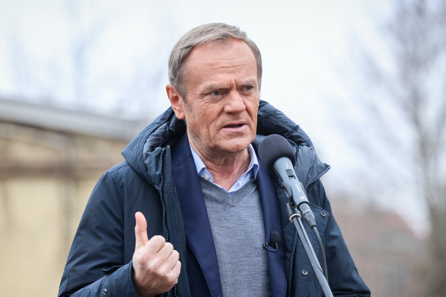 Lider PO musiał zmienić plan wizyt, gdyż jeden z przedsiębiorców otrzymywał pogróżki.