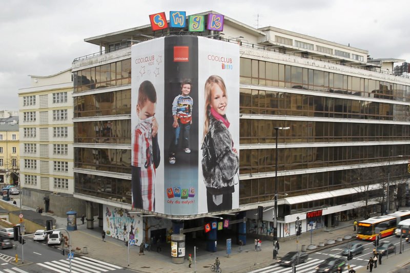 Squattersi protestowali w Domu Handlowym Smyk