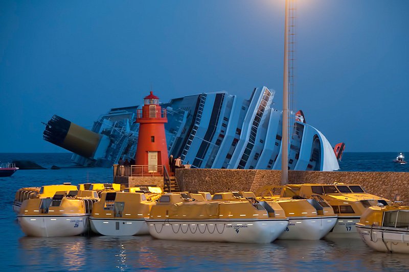 Pierwszy wyrok za katastrofę Costa Concordii. Pięć osób skazanych.