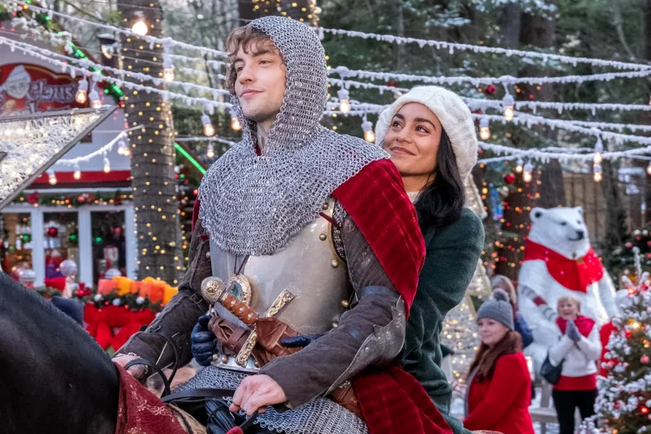 kadr z filmu "Świąteczny rycerz"