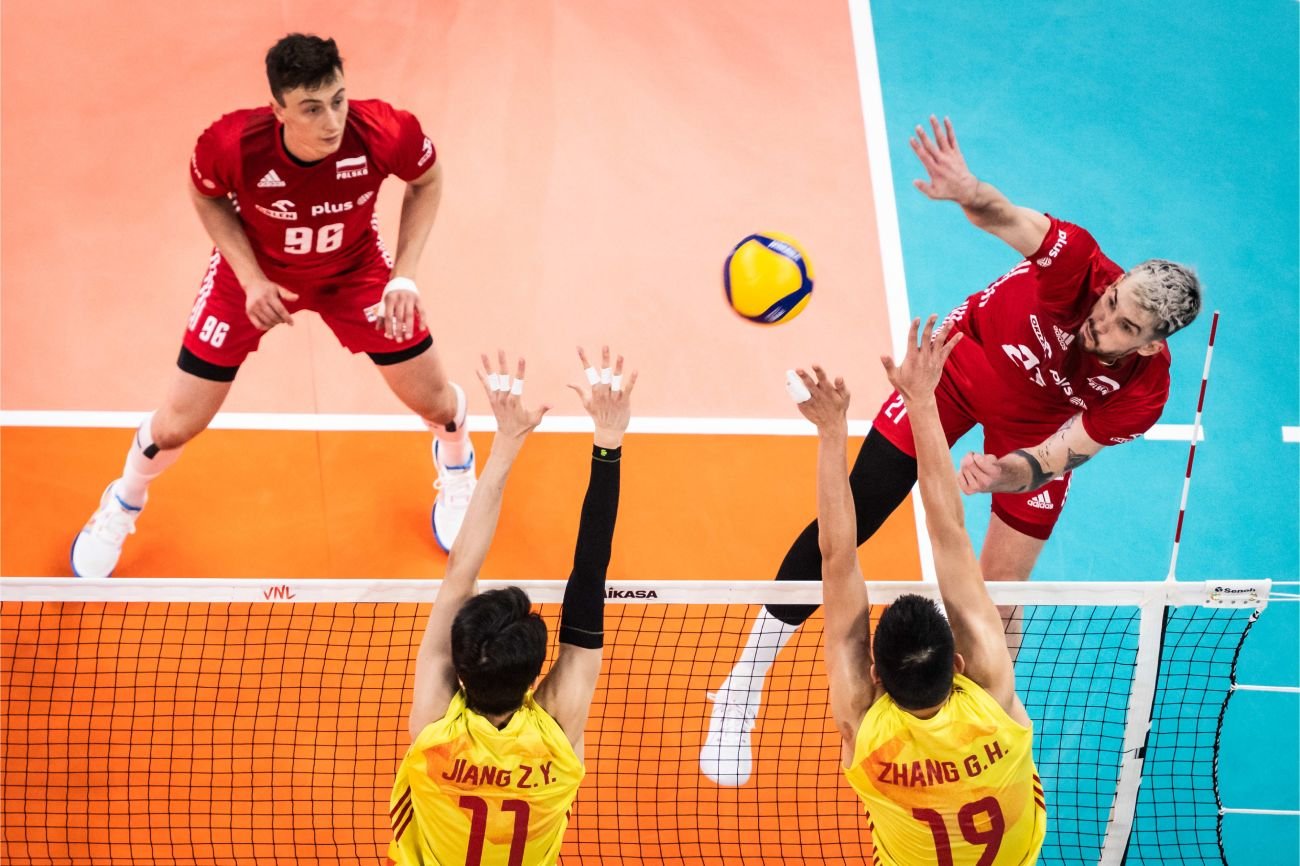 Polscy siatkarze ograli Chińczyków w Lidze Narodów, choć początek meczu był bardzo ciężki