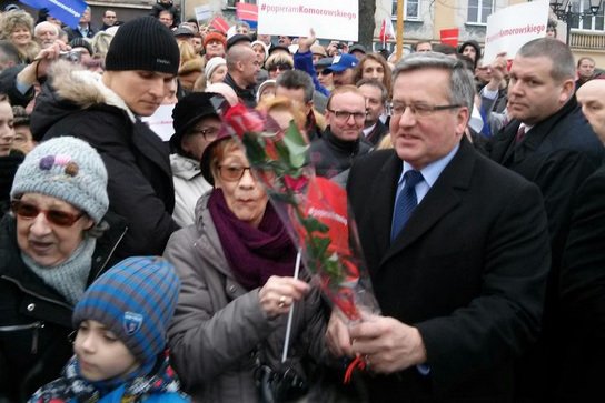 Po wizycie w Japonii Bronisław Komorowski spotyka się z mieszkańcami Białegostoku.