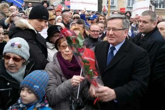 Po wizycie w Japonii Bronisław Komorowski spotyka się z mieszkańcami Białegostoku.