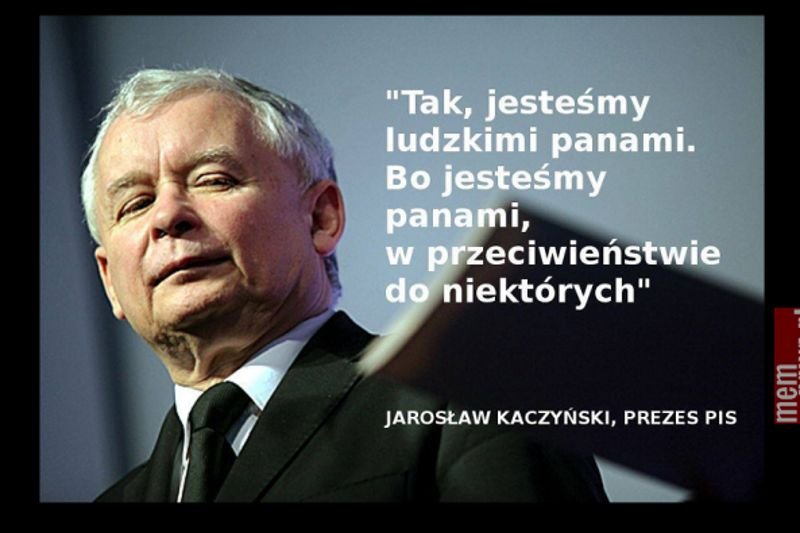 "Tak, jesteśmy ludzkimi panami" - stało się pretekstem do memów