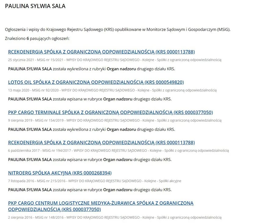 Kim jest Paulina Sala, partnerka życiowa Daniela Obajtka?  [SYLWETKA] W jakich spółkach Skarbu Państwa zasiada?