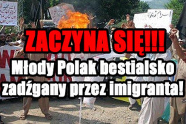 Młody Polak został zaatakowany przez dwóch syryjskich azylantów.